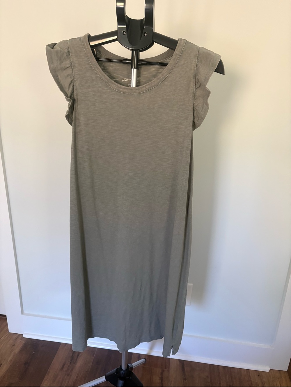 Universal Thread Olive Green Ruffle Sleeve Midi Dress XXL